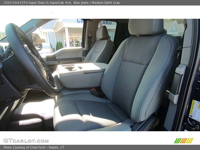 Blue Jeans / Medium Earth Gray 2020 Ford F250 Super Duty XL SuperCab 4x4
