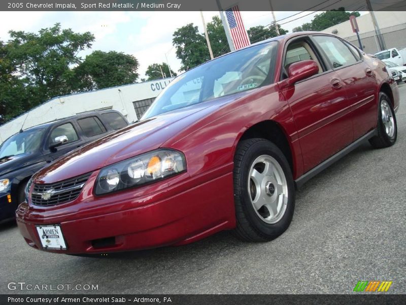 Sport Red Metallic / Medium Gray 2005 Chevrolet Impala