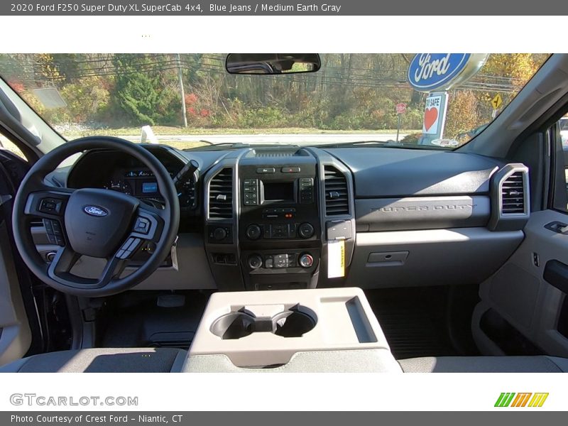 Blue Jeans / Medium Earth Gray 2020 Ford F250 Super Duty XL SuperCab 4x4
