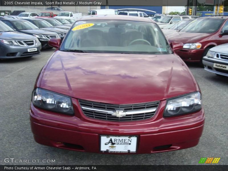 Sport Red Metallic / Medium Gray 2005 Chevrolet Impala