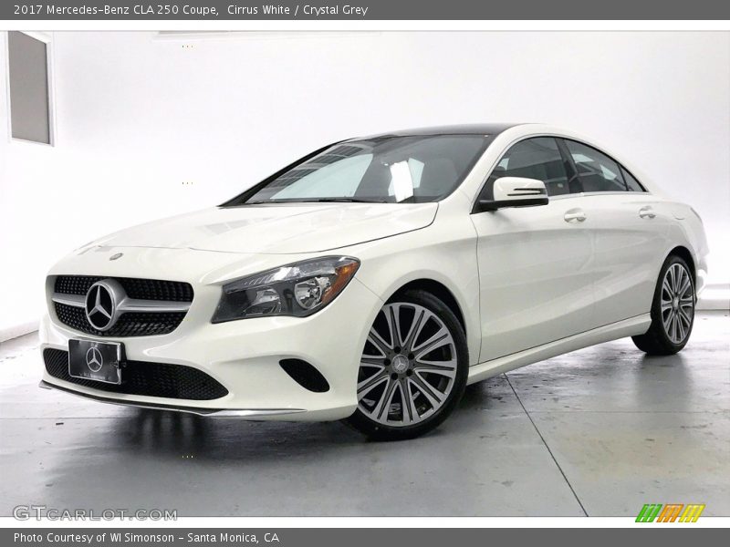 Cirrus White / Crystal Grey 2017 Mercedes-Benz CLA 250 Coupe