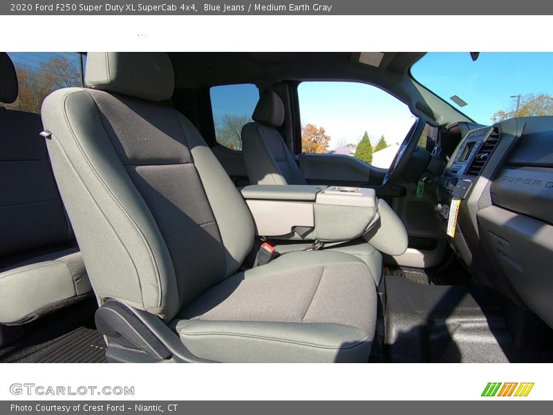 Blue Jeans / Medium Earth Gray 2020 Ford F250 Super Duty XL SuperCab 4x4