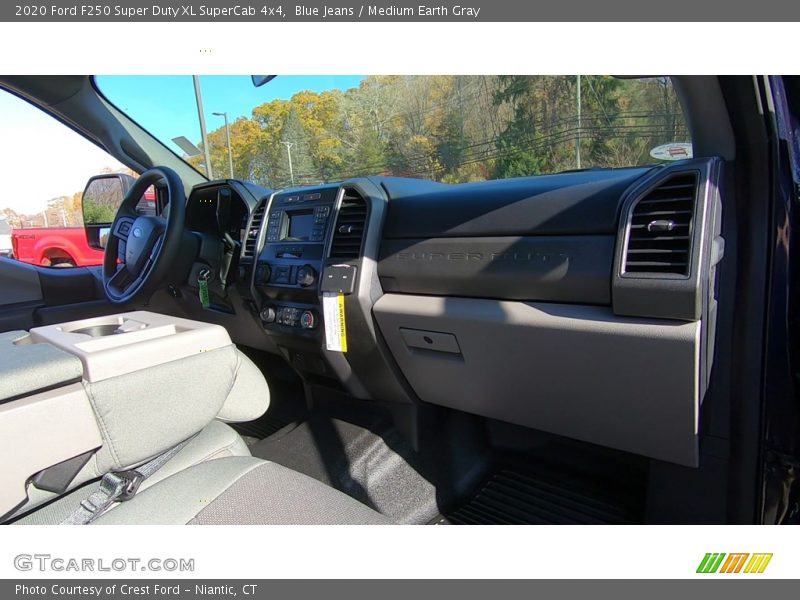 Blue Jeans / Medium Earth Gray 2020 Ford F250 Super Duty XL SuperCab 4x4