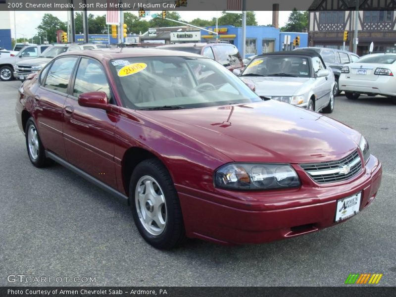 Sport Red Metallic / Medium Gray 2005 Chevrolet Impala