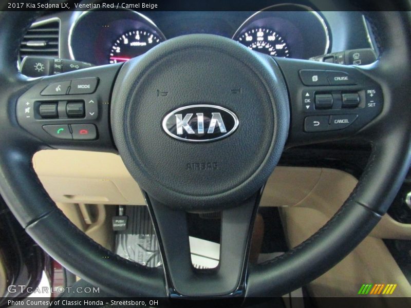 Venetian Red / Camel Beige 2017 Kia Sedona LX
