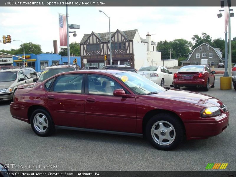 Sport Red Metallic / Medium Gray 2005 Chevrolet Impala