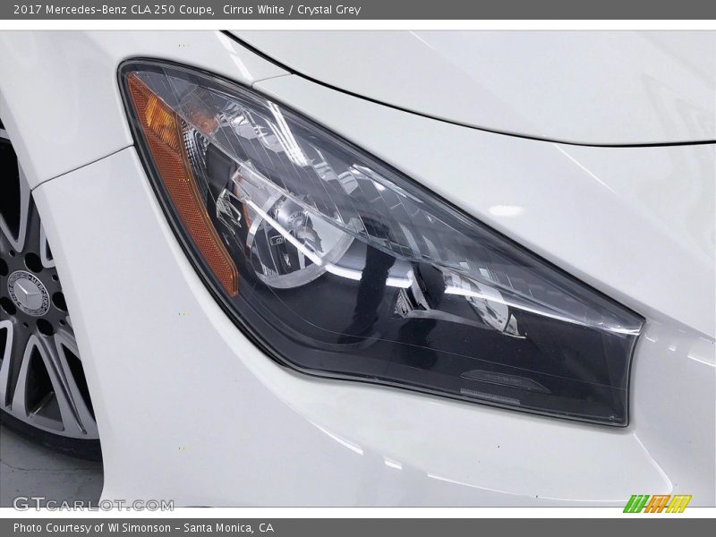 Cirrus White / Crystal Grey 2017 Mercedes-Benz CLA 250 Coupe