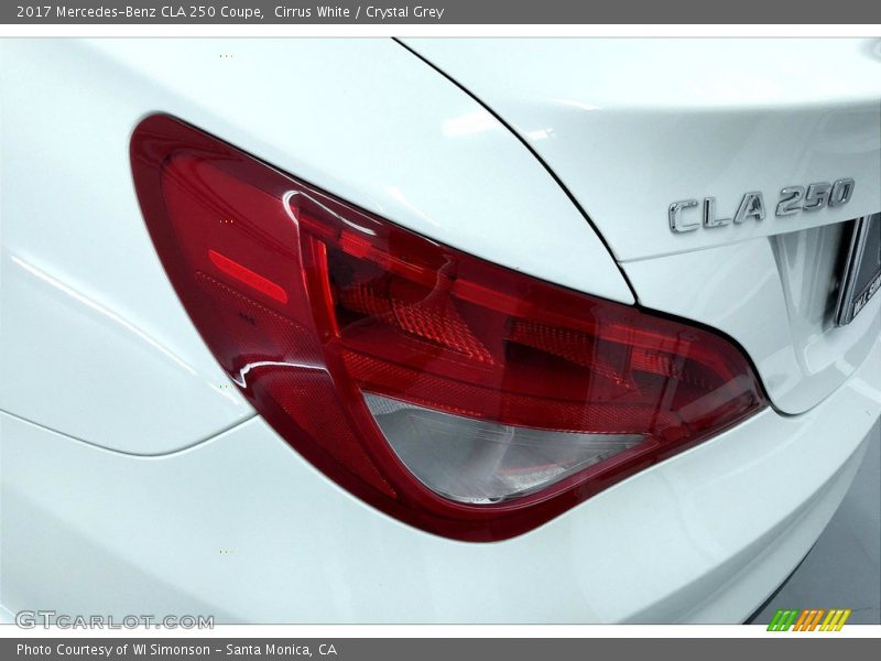 Cirrus White / Crystal Grey 2017 Mercedes-Benz CLA 250 Coupe