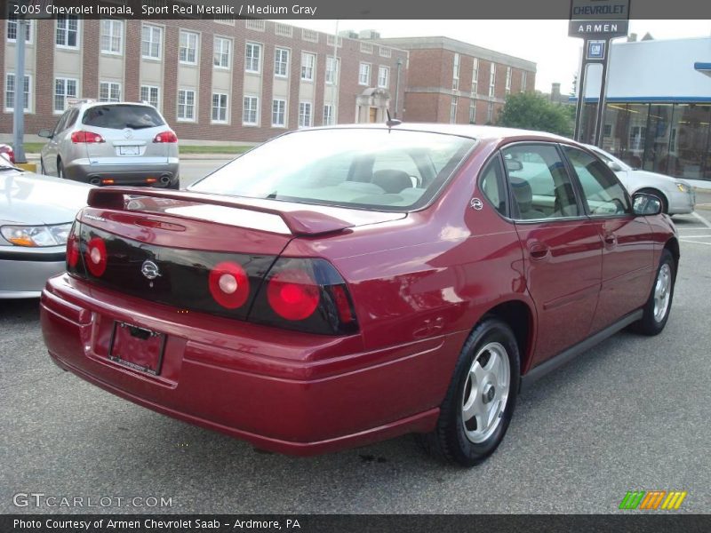 Sport Red Metallic / Medium Gray 2005 Chevrolet Impala