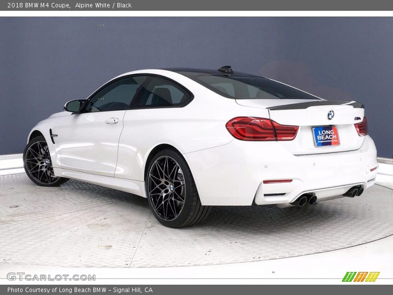 Alpine White / Black 2018 BMW M4 Coupe