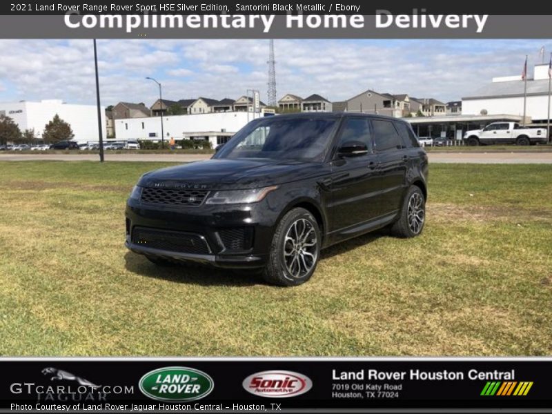 Santorini Black Metallic / Ebony 2021 Land Rover Range Rover Sport HSE Silver Edition
