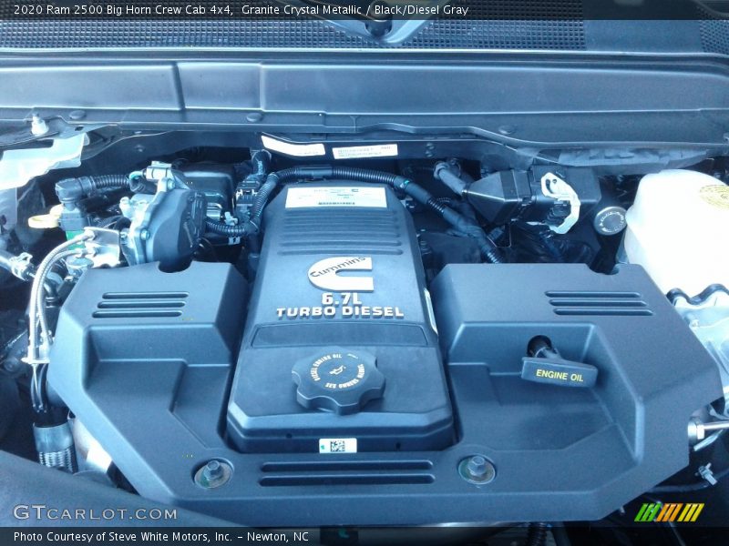  2020 2500 Big Horn Crew Cab 4x4 Engine - 6.7 Liter OHV 24-Valve Cummins Turbo-Diesel Inline 6 Cylinder