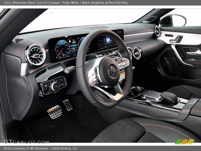 Dashboard of 2021 CLA 250 Coupe