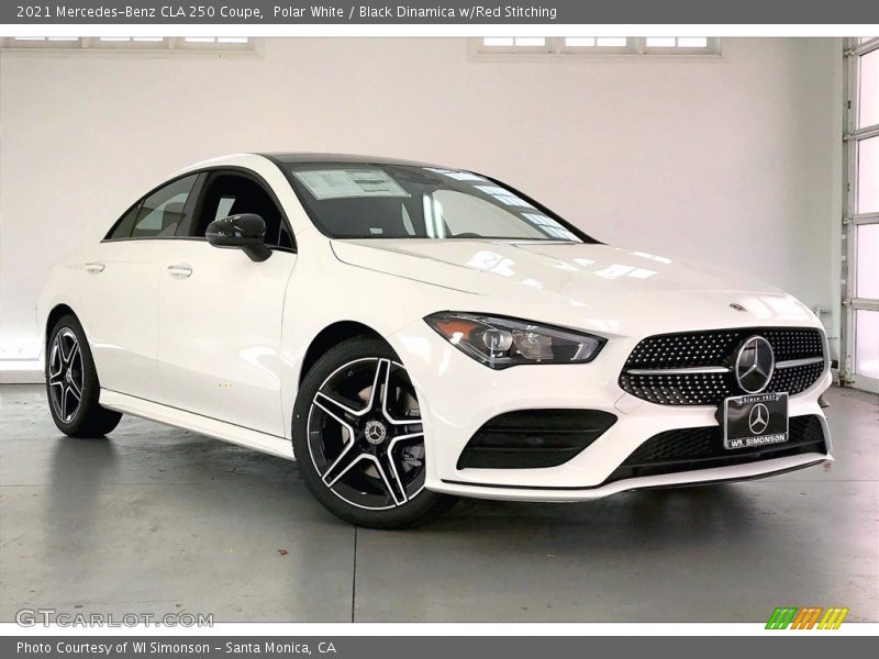 Front 3/4 View of 2021 CLA 250 Coupe