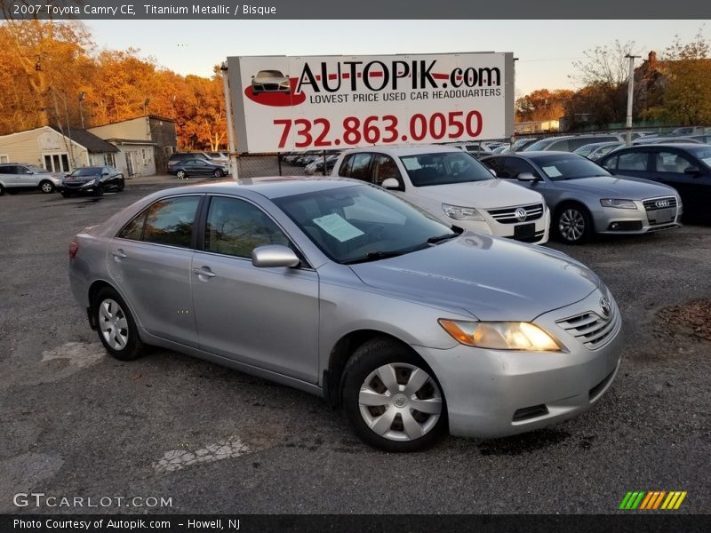 Titanium Metallic / Bisque 2007 Toyota Camry CE