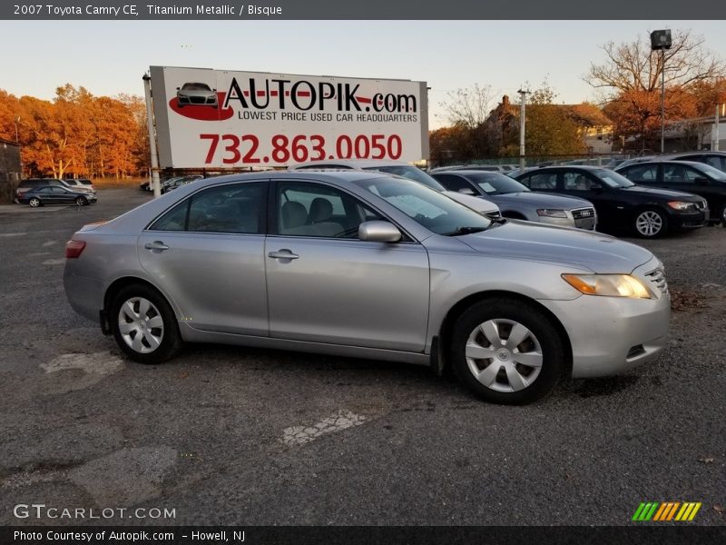 Titanium Metallic / Bisque 2007 Toyota Camry CE
