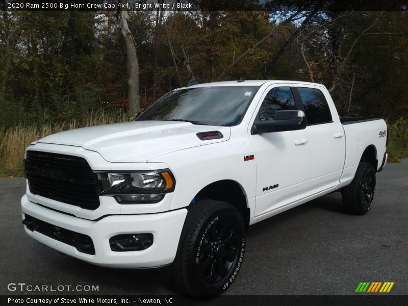 Bright White / Black 2020 Ram 2500 Big Horn Crew Cab 4x4