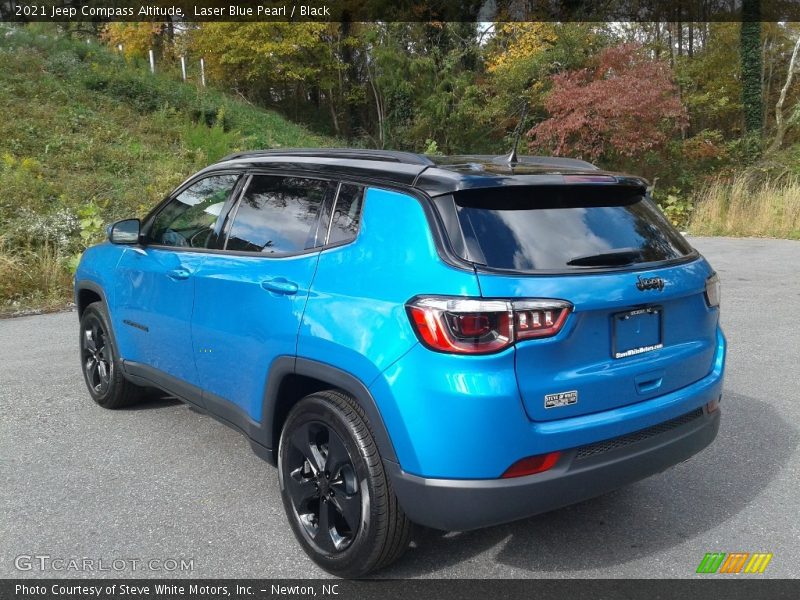 Laser Blue Pearl / Black 2021 Jeep Compass Altitude