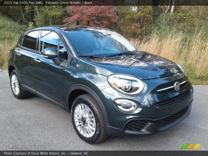 Front 3/4 View of 2020 500X Pop AWD