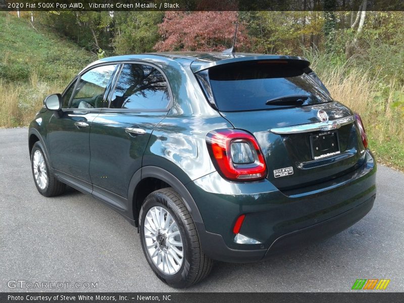 Vibrante Green Metallic / Black 2020 Fiat 500X Pop AWD