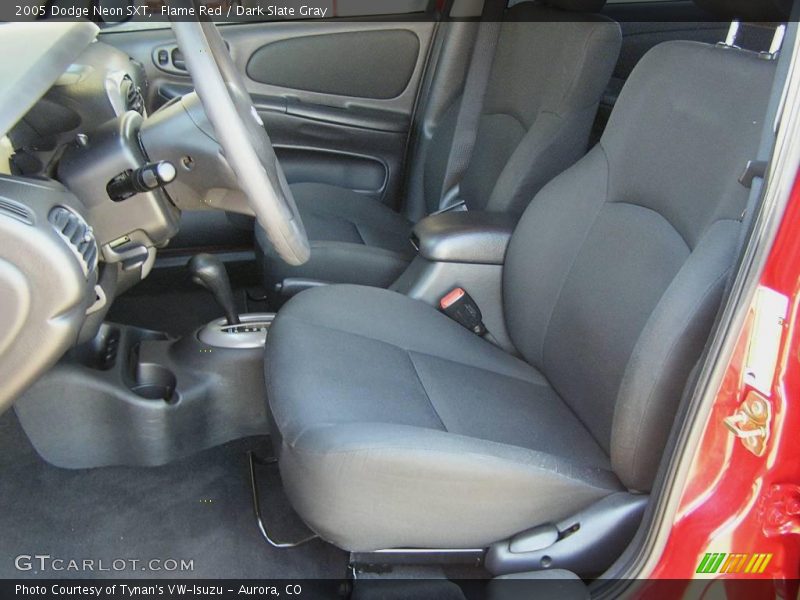 Flame Red / Dark Slate Gray 2005 Dodge Neon SXT