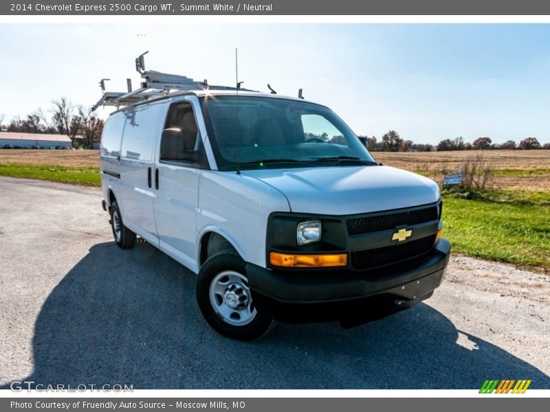 Summit White / Neutral 2014 Chevrolet Express 2500 Cargo WT