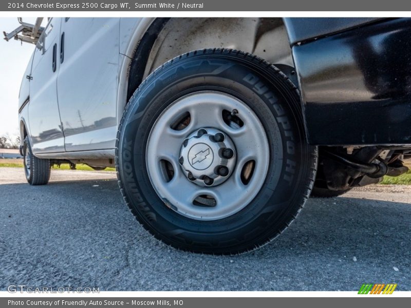 Summit White / Neutral 2014 Chevrolet Express 2500 Cargo WT