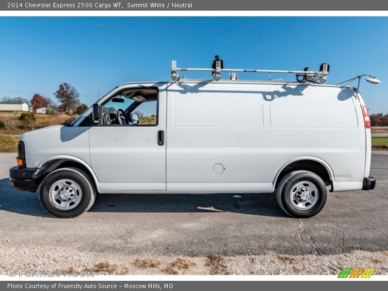 Summit White / Neutral 2014 Chevrolet Express 2500 Cargo WT