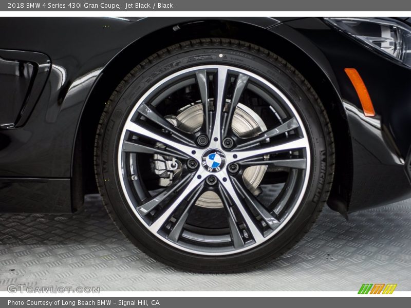 Jet Black / Black 2018 BMW 4 Series 430i Gran Coupe