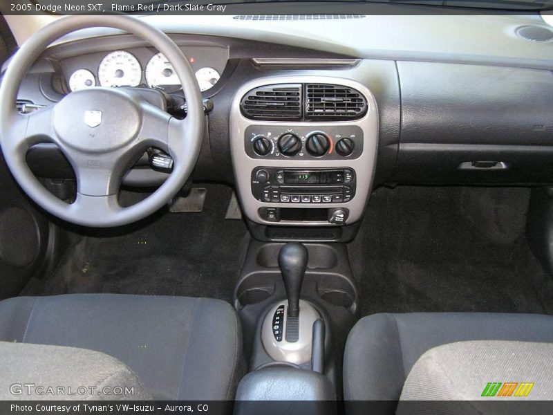 Flame Red / Dark Slate Gray 2005 Dodge Neon SXT