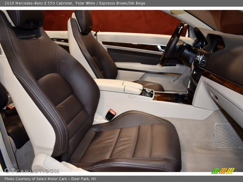 Front Seat of 2016 E 550 Cabriolet