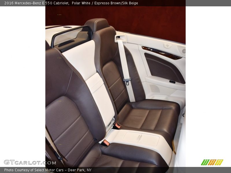 Rear Seat of 2016 E 550 Cabriolet