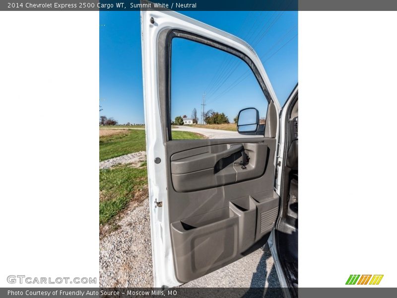 Summit White / Neutral 2014 Chevrolet Express 2500 Cargo WT