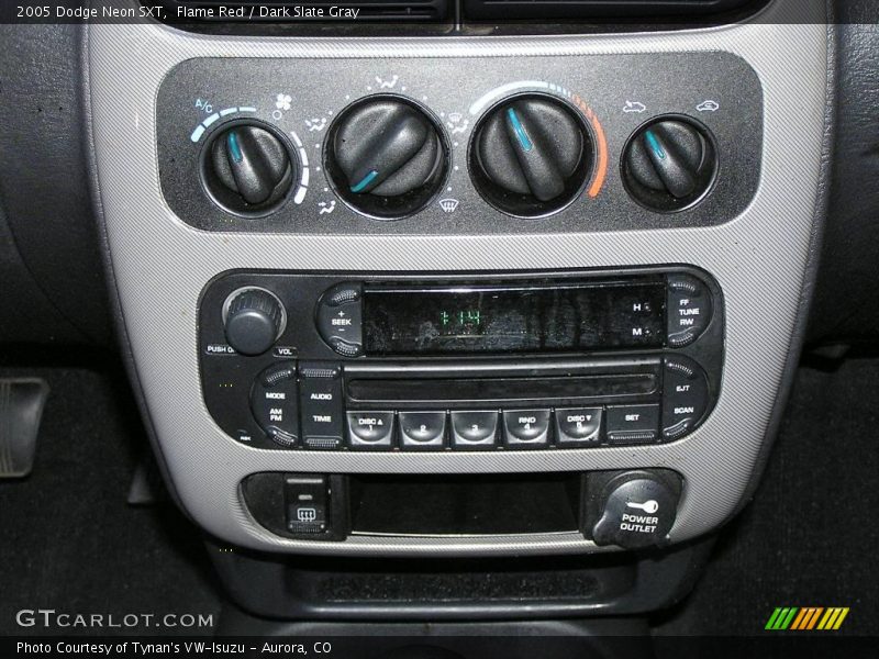Flame Red / Dark Slate Gray 2005 Dodge Neon SXT