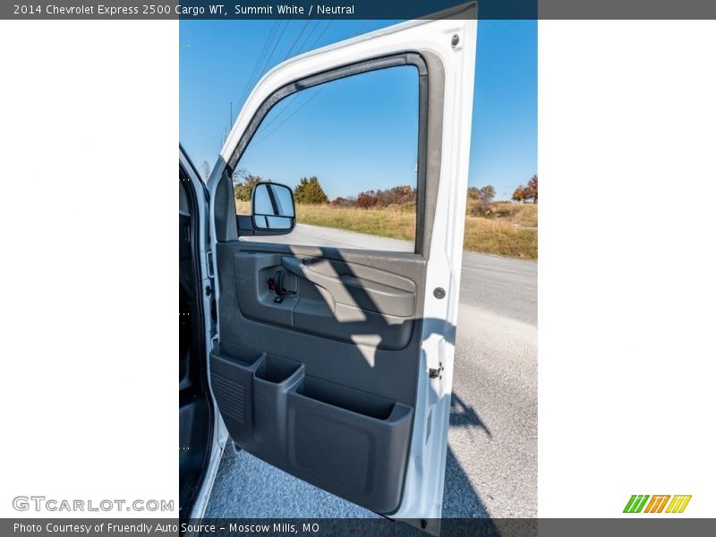 Summit White / Neutral 2014 Chevrolet Express 2500 Cargo WT