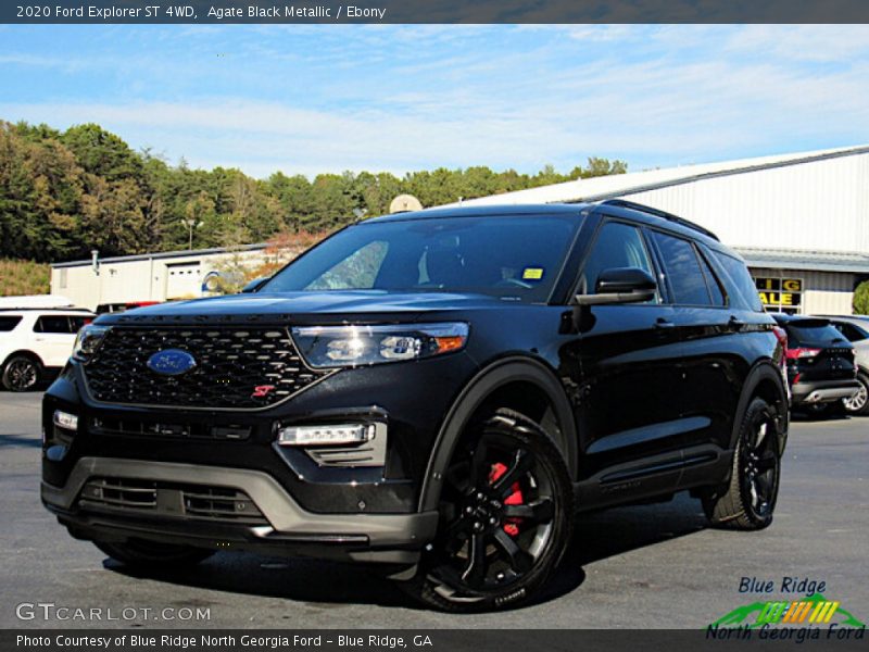 Agate Black Metallic / Ebony 2020 Ford Explorer ST 4WD