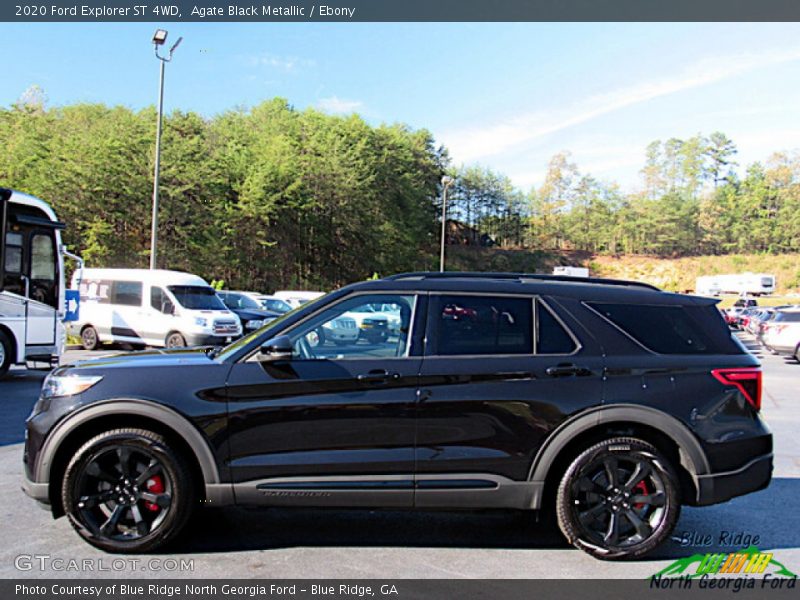 Agate Black Metallic / Ebony 2020 Ford Explorer ST 4WD