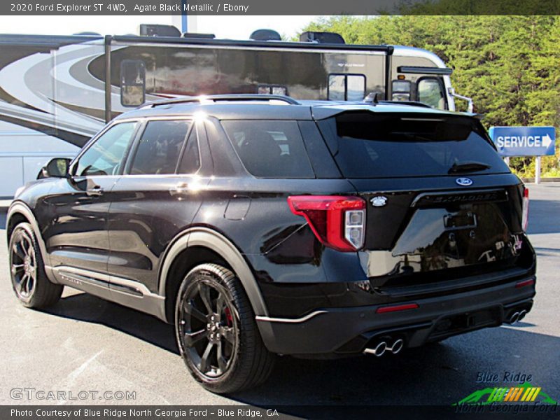 Agate Black Metallic / Ebony 2020 Ford Explorer ST 4WD