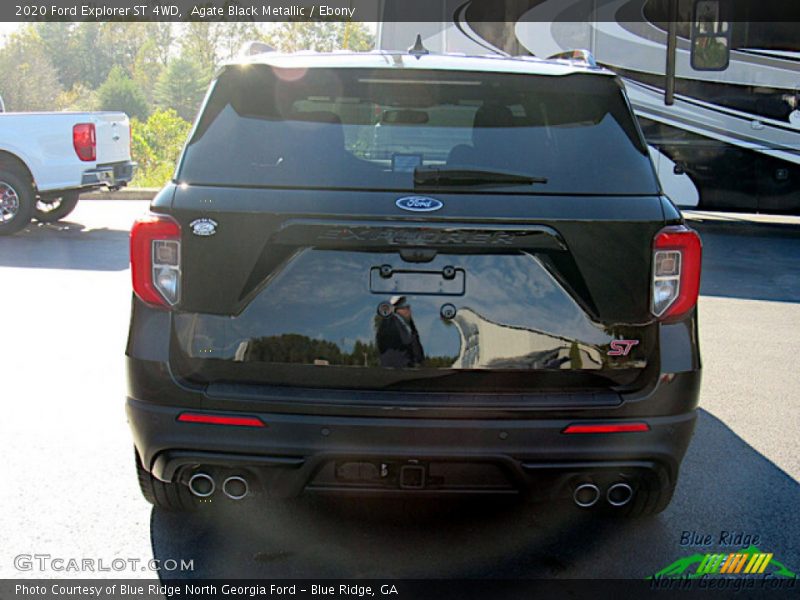 Agate Black Metallic / Ebony 2020 Ford Explorer ST 4WD