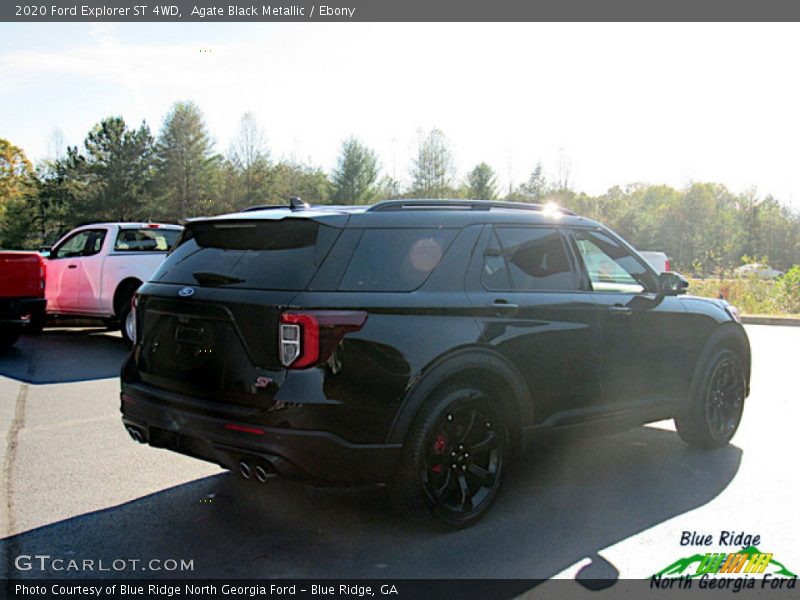 Agate Black Metallic / Ebony 2020 Ford Explorer ST 4WD