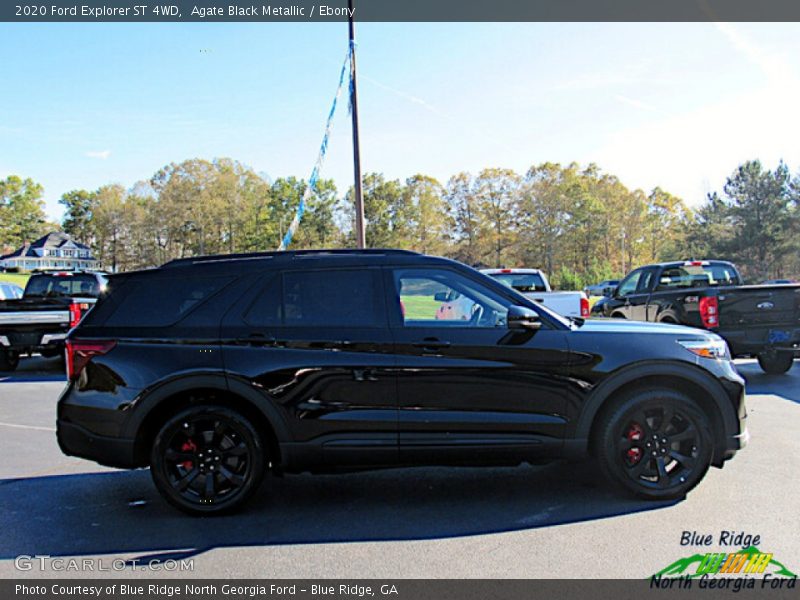 Agate Black Metallic / Ebony 2020 Ford Explorer ST 4WD