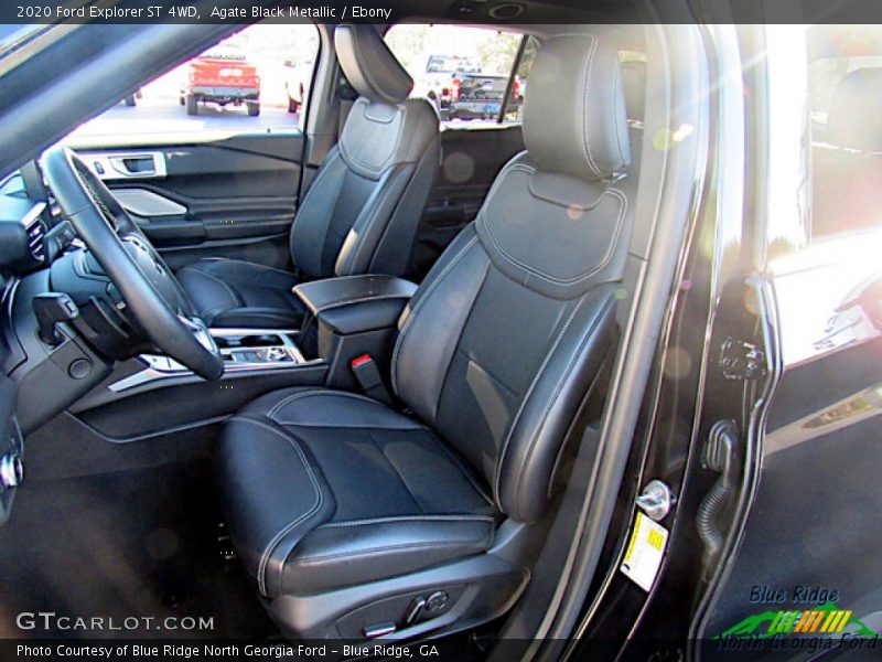 Agate Black Metallic / Ebony 2020 Ford Explorer ST 4WD