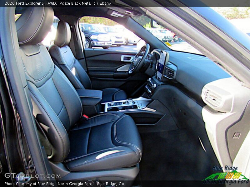 Agate Black Metallic / Ebony 2020 Ford Explorer ST 4WD