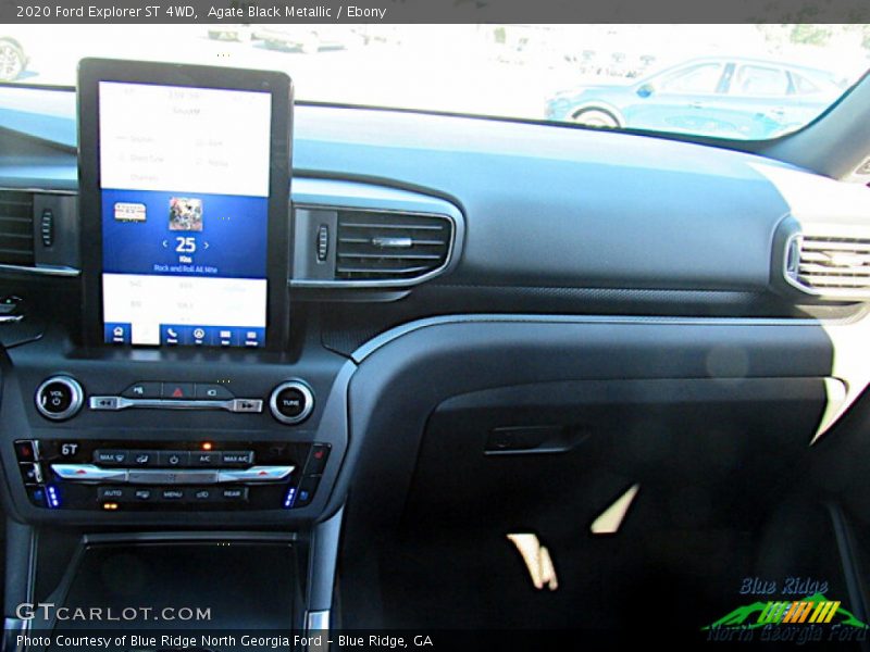 Agate Black Metallic / Ebony 2020 Ford Explorer ST 4WD