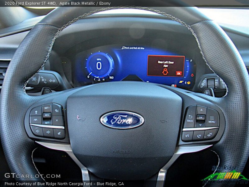 Agate Black Metallic / Ebony 2020 Ford Explorer ST 4WD