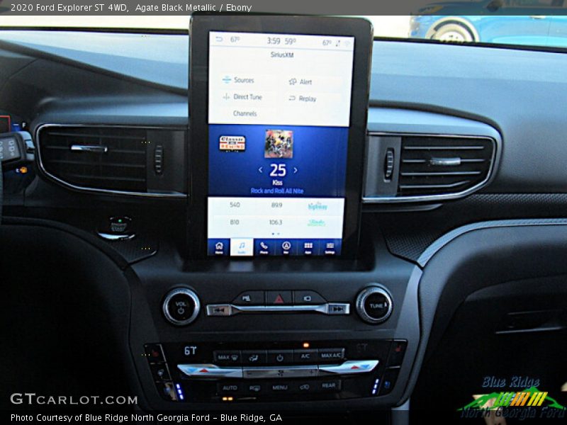 Agate Black Metallic / Ebony 2020 Ford Explorer ST 4WD