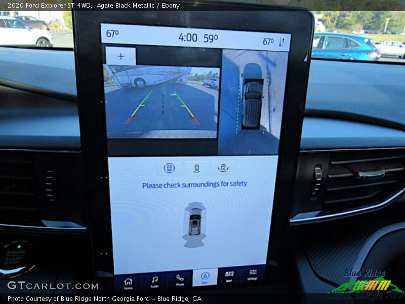 Agate Black Metallic / Ebony 2020 Ford Explorer ST 4WD