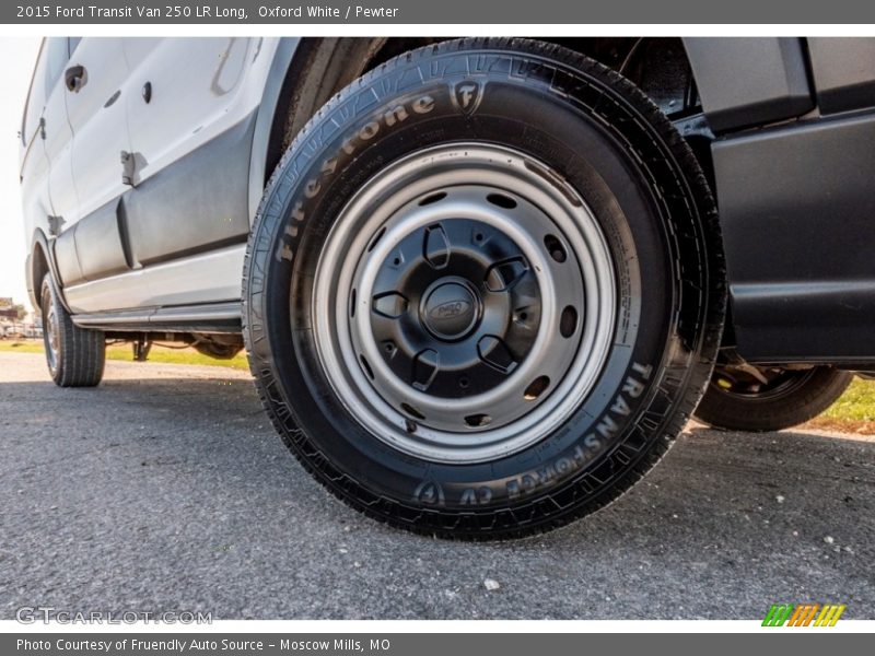 Oxford White / Pewter 2015 Ford Transit Van 250 LR Long