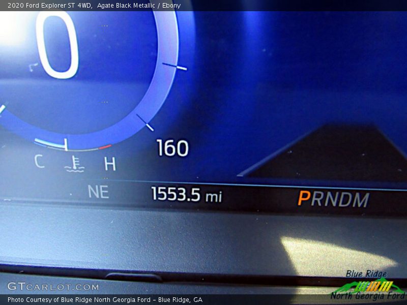 Agate Black Metallic / Ebony 2020 Ford Explorer ST 4WD