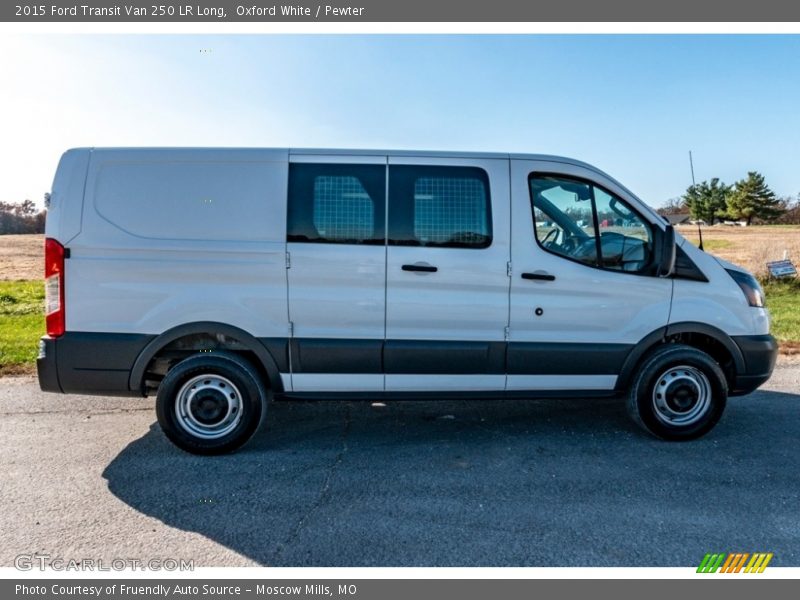 Oxford White / Pewter 2015 Ford Transit Van 250 LR Long
